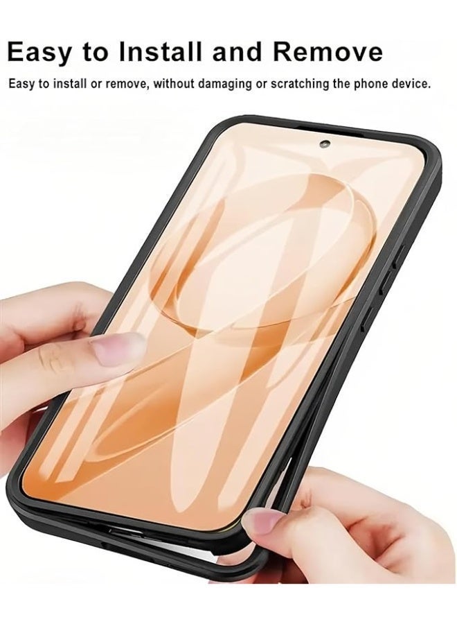 Case Compatible with Xiaomi POCO F8 Ultra 360° Full Body Protection Military-Grade Shockproof TPU Clear Phone Cover with Screen Protector for POCO F8 Ultra - Image 4